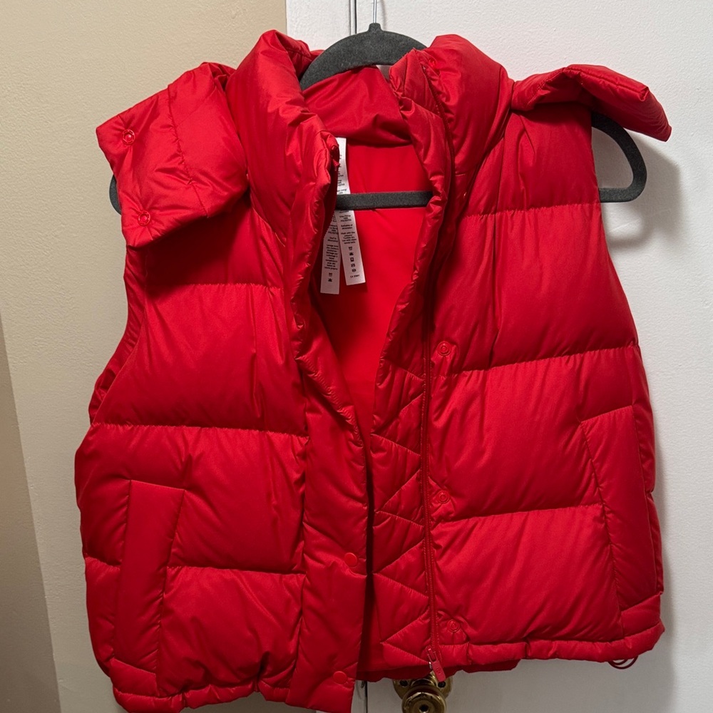 Lululemon Athletica Bright Red Vest